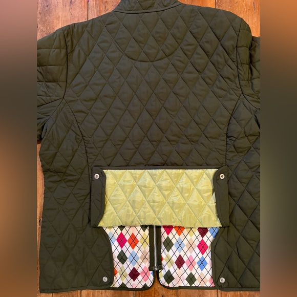 Land’s End, Womans, Quilted, Army Green Jacket. Size XL 18-20 - Picture 4 of 7